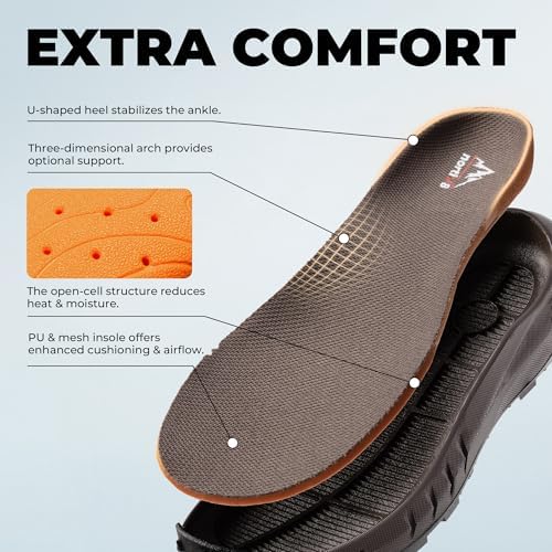 NORTIV 8 Men's Tactical Hiking Boots Lightweight Cushion