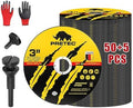 Cut Off Wheels 3 Inch, 55 Pack with Mandrel Kit for Die Grinder