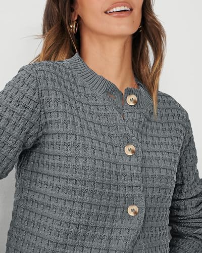 PRETTYGARDEN Women's Fall Lightweight Cardigan Sweaters