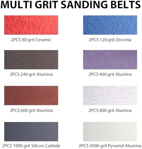 1x30 Knife Sharpening Sanding Belts, 16 Pack