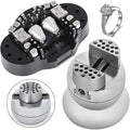VEVOR Ball Vise 3" Engraving Setting Tool 360°Rotation Professional Ball Vise 30 PCS Attachment Jewelry Engraving Block Tools Standard Block (3inch)