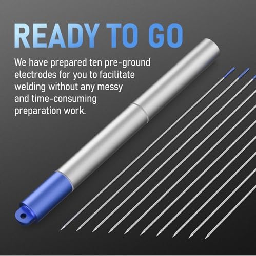 YESWELDER TIG Tungsten Electrode Pre-Sharpened Welding Tungsten Rod 2%