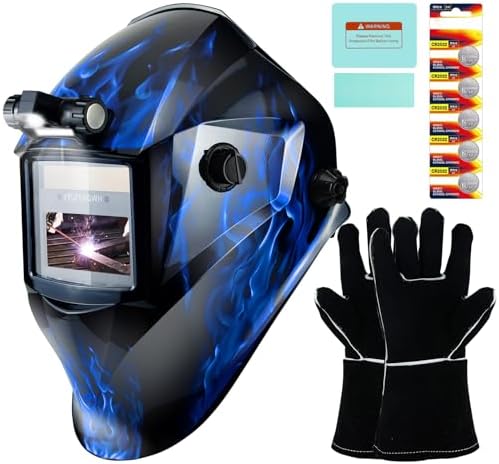 TRQWH Welding Hood Auto Darkening Welding Helmet with Light True Color