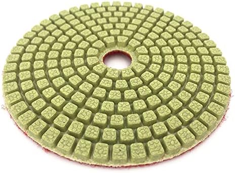 HEAGER Grinding Discs,Grinding Wheel,Angle Grinder, 10PCS/Set 4Inch Diamond Polishing Pads Flower Point Wet Polishing Pad for Marble Diamond Abrasive Pad(800)