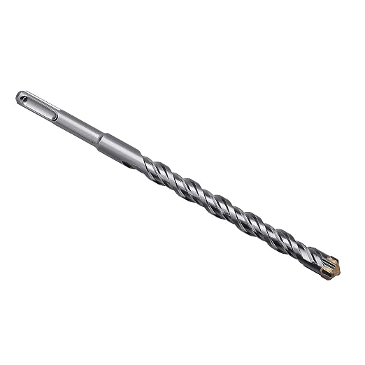 7/8 inch X 12.2 inch SDS Plus Rotary Hammer Drill Bit, Concrete Drill Bit for Concrete, Brick, Cement and Stone,12.2 inch Length (12.2" Length, 7/8" Diameter)