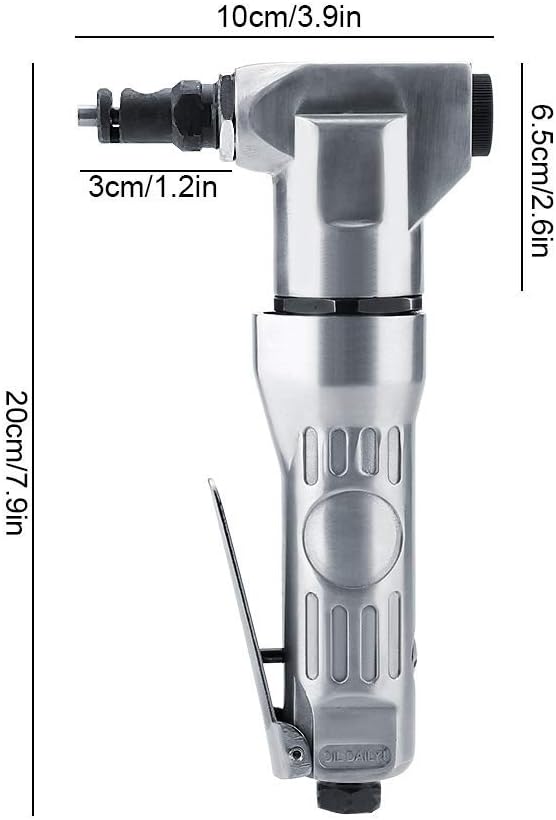Handheld Air Nibbler High Hardness Blade Scissors Pneumatic Metal Cutting Tool 2800rpm Used in Automotive Sheet Metal Operations steel plate cutting metal cutting operations