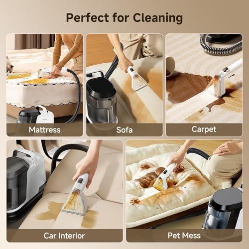 Uwant 18Kpa Carpet Cleaner Machine with Pet Pro Cleaner&Tools Set of 1