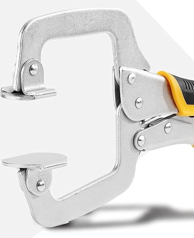 The Clamp with Larger Swivel Pads, 11 inch | Woodworking, Welding, Repairing