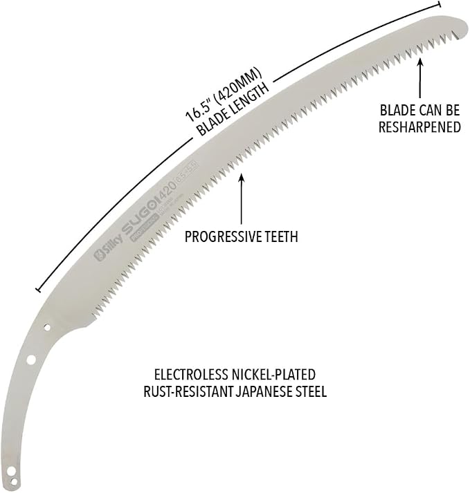 Silky Replacement Blade Only SUGOI 420mm XL Teeth (391-42)