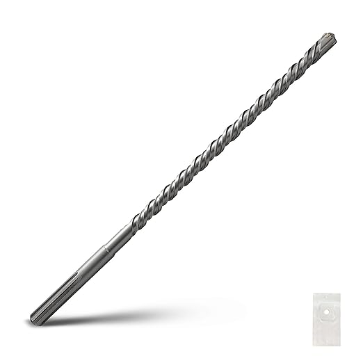 5/8 in x 21 inch SDS Max Rotary Hammer Drill Bit,16mm x 540mm Masonry Drill Bit for Masonry, Brick, Stone, Concrete (Length :540mm / 21 inch, 16mm (5/8 in) Diameter)
