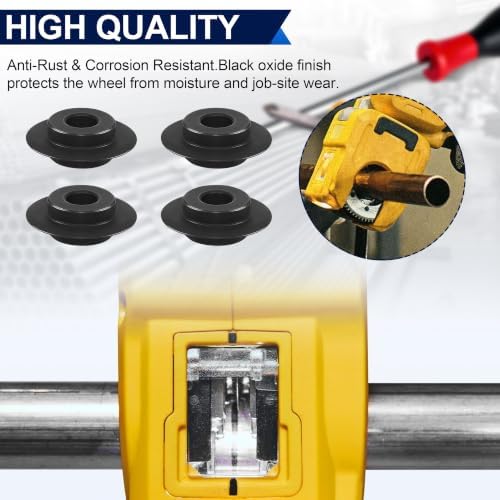 DCE1542CW Tubing Cutter Wheels for DeWalt DCE154 20V MAX XR 4 Pack