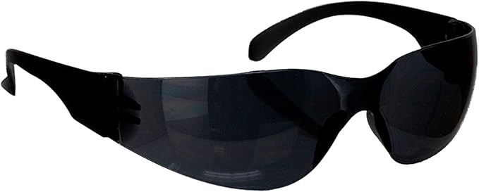 BISON LIFE Clear Safety Glasses – ANSI Z87.1 Scratch & Impact Resistant Wrap Around Eye Protection Goggles for Men & Women