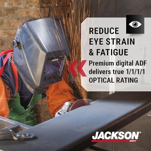 Jackson Safety Insight Auto Darkening Welding Helmet, ADF Hood - ANSI Z87.1