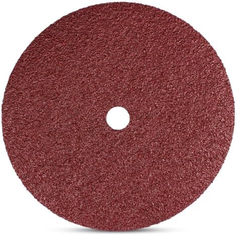 BHA Aluminum Oxide Resin Fiber Sanding and Grinding Discs, 9” x 7/8” Arbor Hole - 25 Pack (120 Grit)