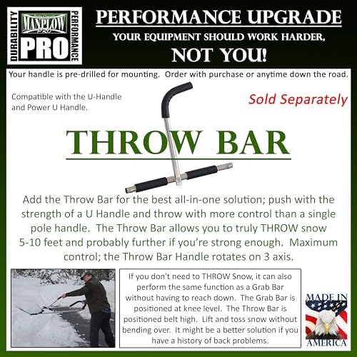 PRO Snow Pushers (PRO with Power U Handle Upgrade, 24")