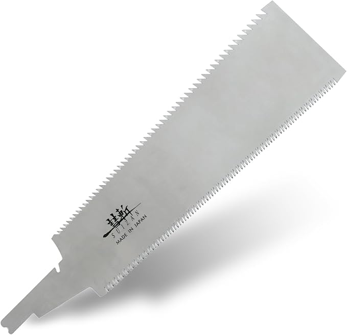 SUIZAN Replacement Blade for Ryoba Double Edge Saw 12" | Professional Pull Saw for Woodworking Furniture Making Carpentry Joinery DIY Tools Large Sharp Replaceable Blade Rip Crosscut
