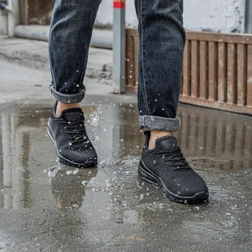 LARNMERN Men Chef Shoes Non Slip Work Waterproof Slip-on