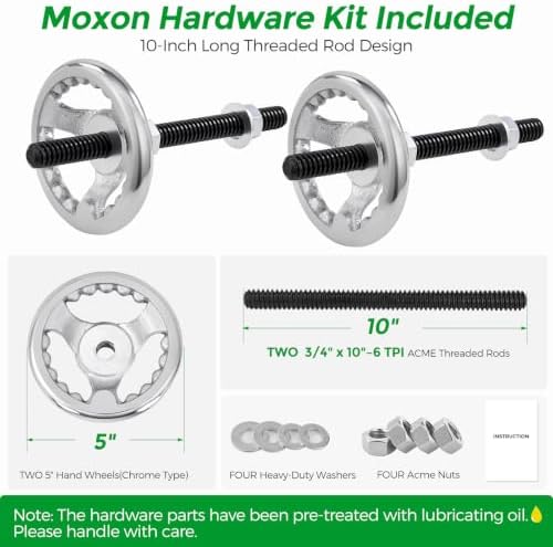 Moxon Vise Hardware Kit 10" Long Quick Workholding System Twin Screw Vice