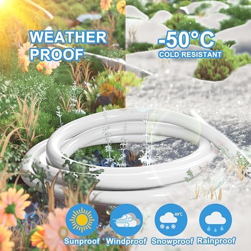 HUANCHAIN Indoor White Extension Cord 3FT 2Pc Waterproof 16/3 Gauge