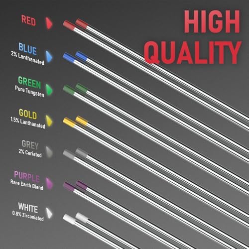 YESWELDER TIG Welding Tungsten Electrode 0.8% Zirconiated
