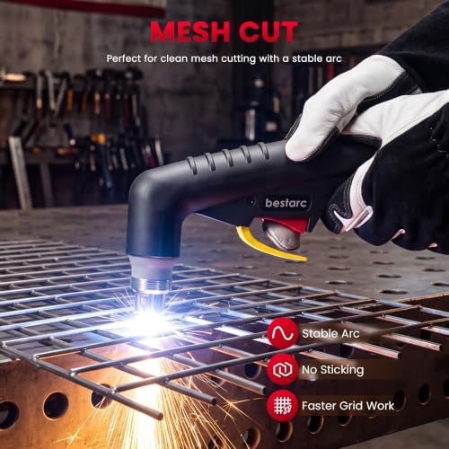 Bestarc Plasma Cutter, [Blow Back Pilot Arc][Large LED][Air Sensor] 80Amp