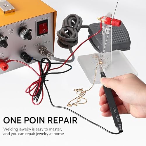 30A Jewelry Micro Welder for 0.4-1mm Fine Wire, Foot Pedal Control