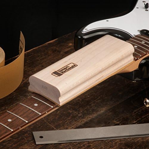 StewMac 8"-Long Wooden Radius Sanding Block, 7.25" Radius