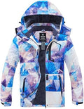 wantdo Women's Ski Jacket Waterproof Warm Fleece Lined Winter Snow Coat