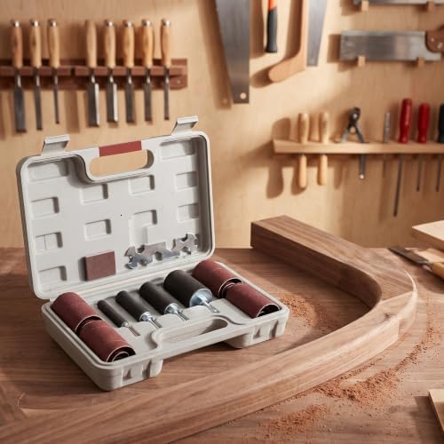 Sanding Drum Kit 80 and 120 Grit Spindle Sander Sleeves