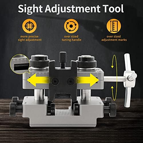 Sight Pusher Tool for Handguns Heavy Duty Pistol Sight Pusher Tool Maintenance and Sight Adjustment Removal Tool