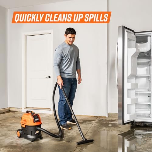 Armor All DAA202W 0901 2.5 Gal 20V Max Cordless Wet/Dry Vac Orange/Black