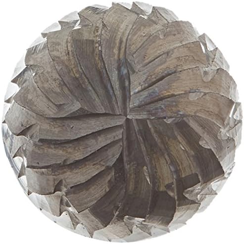 Drill America SC-3B Carbide Burr/Rotary File Cylindrical Radius-End Double Cut for Die Grinder 3/8" Dia. x 1-1/2" Cut Length with 1/4" Shank and 3-1/4" Overall Length, DUL Series