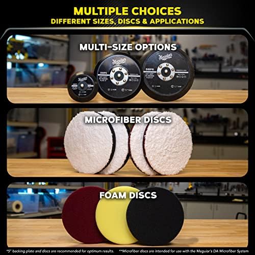 Meguiar's MT300 Variable Speed Dual Action Polisher, Professionally Designed Car Scratch Remover and Car Polisher with Digital Torque Management, 1 Count