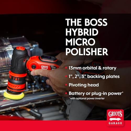 Griot's Garage The BOSS Hybrid Micro Polisher for Car Polishing