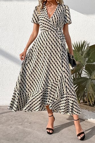 PRETTYGARDEN Women's Boho Floral Summer Maxi Dresses