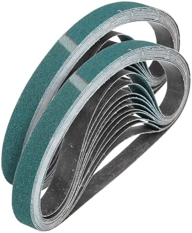 HARFINGTON 1 x 30 Inch Sanding Belts, 20 Pcs 40/60/80/120 Grit Zirconia Abrasive Belt Sander File Belt for Woodworking, Metal Polishing, Knife Sharpener