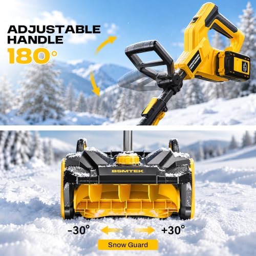 40V Cordless Snow Shovel, 16" Brushless Electric Snow Blower
