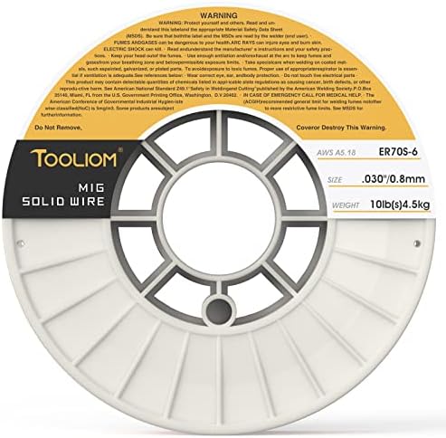 TOOLIOM ER70S-6 0.030" Mild Steel MIG Welding Wire 10LB