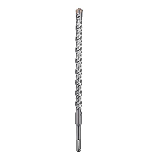 3/8 inch X 18 inch SDS Plus Rotary Hammer Drill Bit, Concrete Drill Bit for Concrete, Brick, Cement and Stone, 18 inch Length (18" Length, 3/8" Diameter)