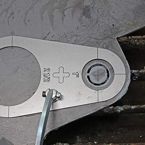 Plasma Stencil - Circle Cutter Guide - 5 pc. Kit - .580"