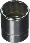 Williams BM-1223 3/8 Drive Shallow Socket, 12 Point, 23mm