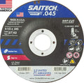 United Abrasives-SAIT 22072 Saitech™ High Performance Cut-Off Wheels (Type 27/Type 42 Depressed Center) 4 1/2" x .045" x 7/8", 4.5 Inch (Pack of 50)