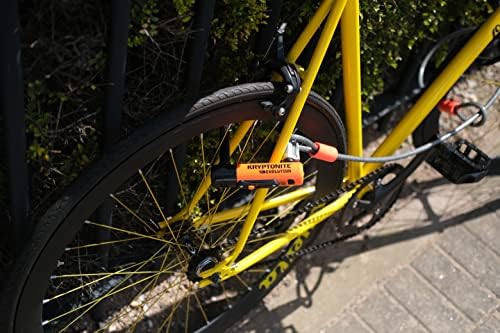 Kryptonite Evolution Standard Bike U-Lock, 14mm Steel Shackle & 3 Keys