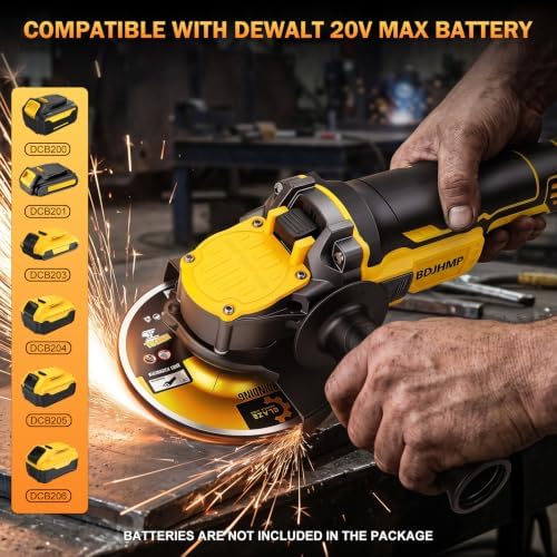 Angle Grinder Cordless for Dewalt 20V Max Battery