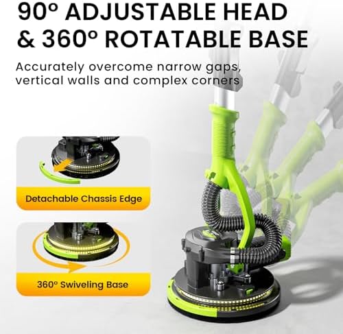 Drywall Sander 1050W Popcorn Ceiling Removal Tool with Collector