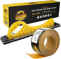 Dura-Gold Pro Series Longboard Hand Sanding File Sander Block - Hook & Loop Backing and PSA Backing Adapter Pad & 1000 Grit PSA Longboard Sandpaper 20 Yard Roll, 2-3/4" Wide