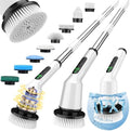 Electric Spin Scrubber for Bathroom, Shower Scrubber with Long Handle