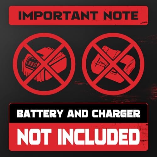 LIVOWALNY 220-250W Power Inverter Compatible with Milwaukee 18V Battery - DC 18V to AC 110-120V Portable Power Station with 1 AC Outlet - 2 USB 1 Type-C & LED Light for Camping Power Outage -Tool Only