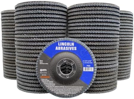 200-Pack Flap Disc 80 Grit 4.5" x 7/8" Sanding Discs