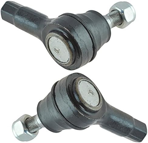 TRQ Front Steering & Suspension Kit Control Arm with Ball Joint Tie Rod Compatible with 1994-1997 Ford Aspire